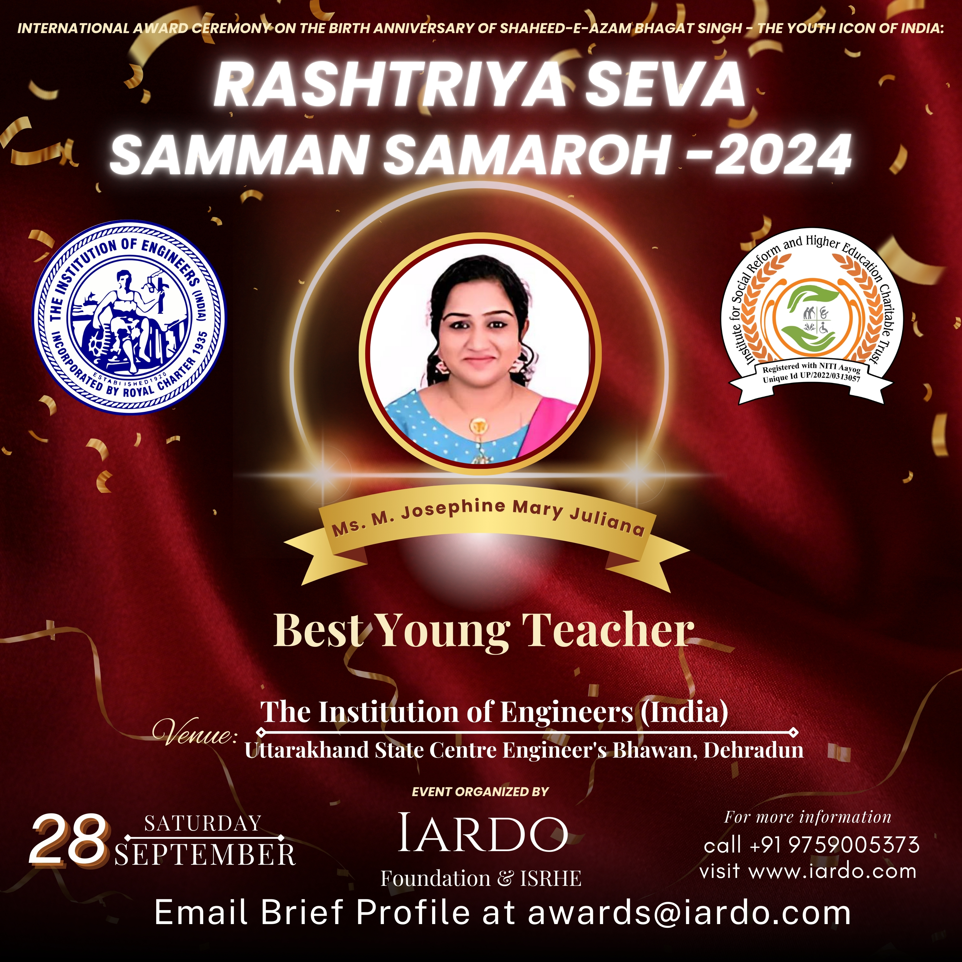 Ms. M. Josephine Mary Juliana